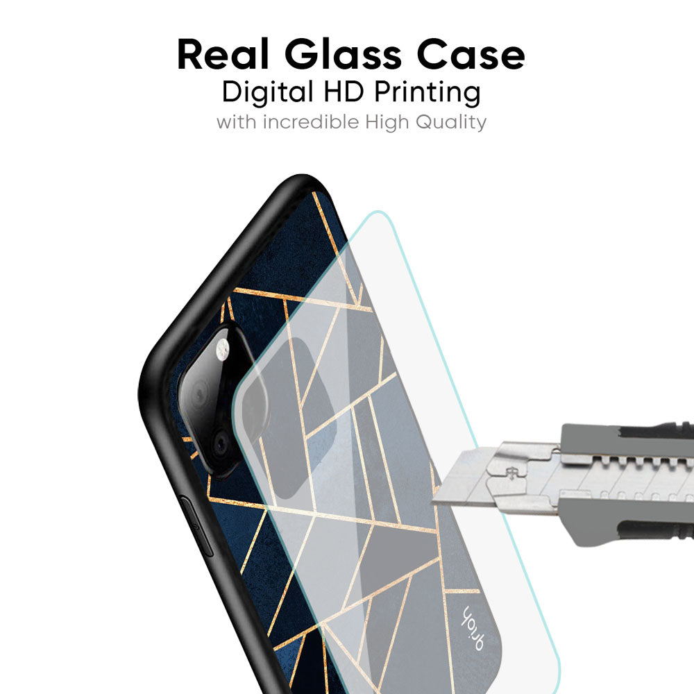 Abstract Tiles Glass case for Huawei P30 Pro