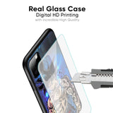 Branded Anime Glass Case for Samsung Galaxy A70