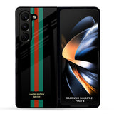 Tricolor Palette Glass Case for Samsung Galaxy Z Fold5 5G