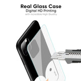 Cute Penguin Glass Case for Oppo A78 5G