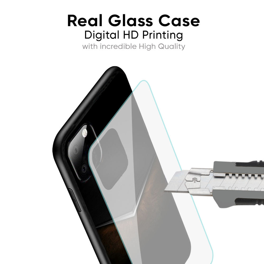 Dark Walnut Glass Case for Google Pixel 6a
