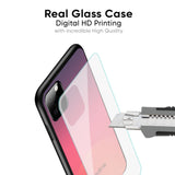 Sunset Orange Glass Case for Realme C55