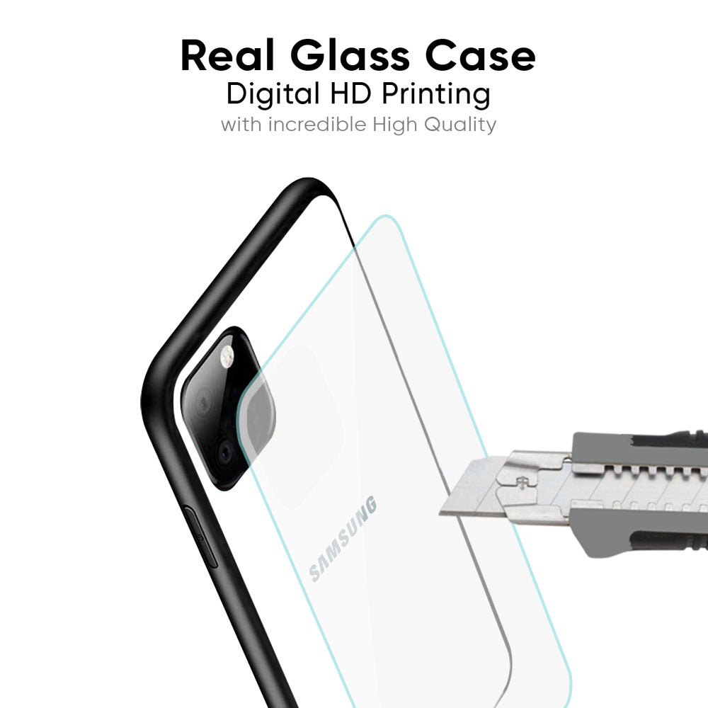 Arctic White Glass Case for Samsung Galaxy A14 5G