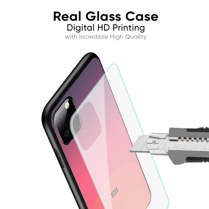 Sunset Orange Glass Case for Redmi Note 12 5G