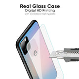 Blue & Pink Ombre Glass case for Google Pixel 7A