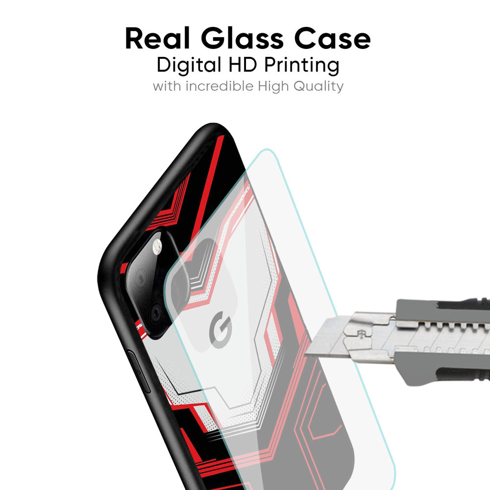 Quantum Suit Glass Case For Google Pixel 7A