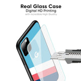 Pink & White Stripes Glass Case For Google Pixel 6a