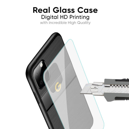 Grey Metallic Glass Case For Google Pixel 8 Pro