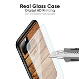 Wooden Planks Glass Case for Google Pixel 6a
