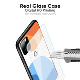 Wavy Color Pattern Glass Case for Google Pixel 6a