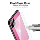Pink Ribbon Caddy Glass Case for iPhone SE 2020