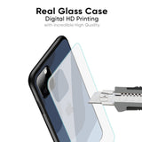 Navy Blue Ombre Glass Case for iPhone X
