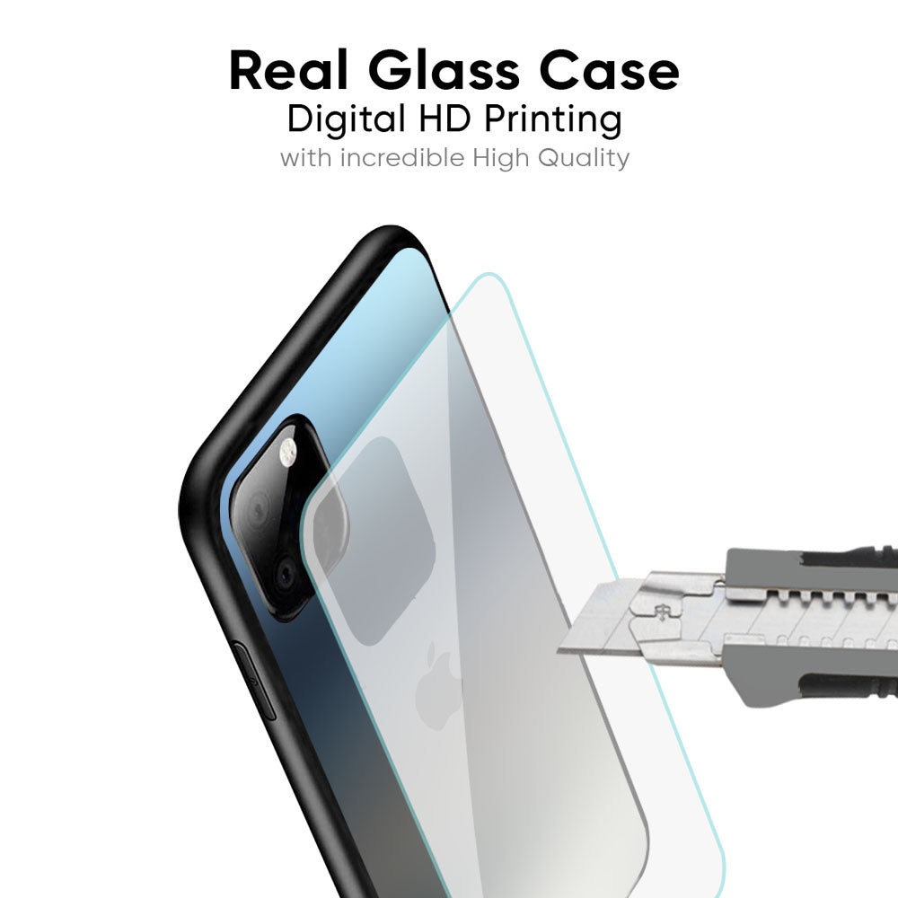 Tricolor Ombre Glass Case for iPhone XS Max
