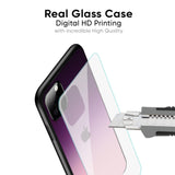 Purple Gradient Glass case for iPhone SE 2022