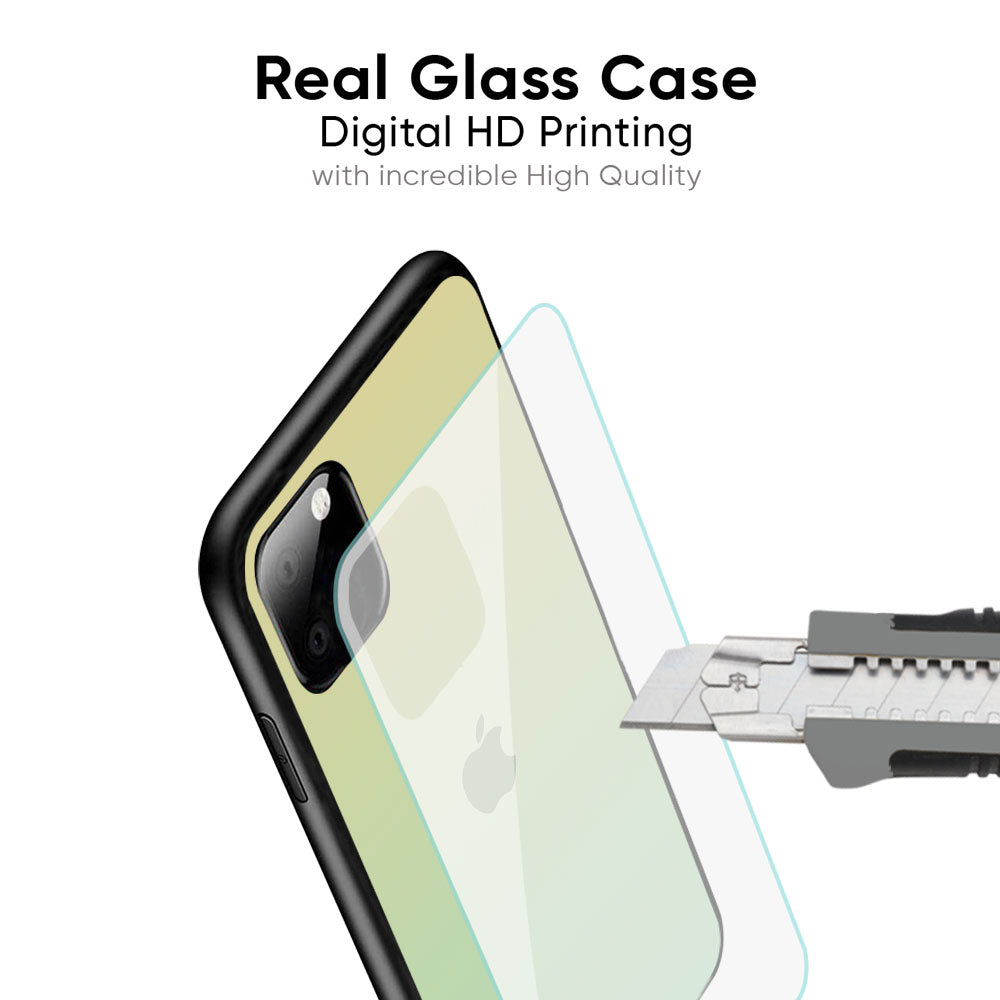 Mint Green Gradient Glass Case for iPhone 6S