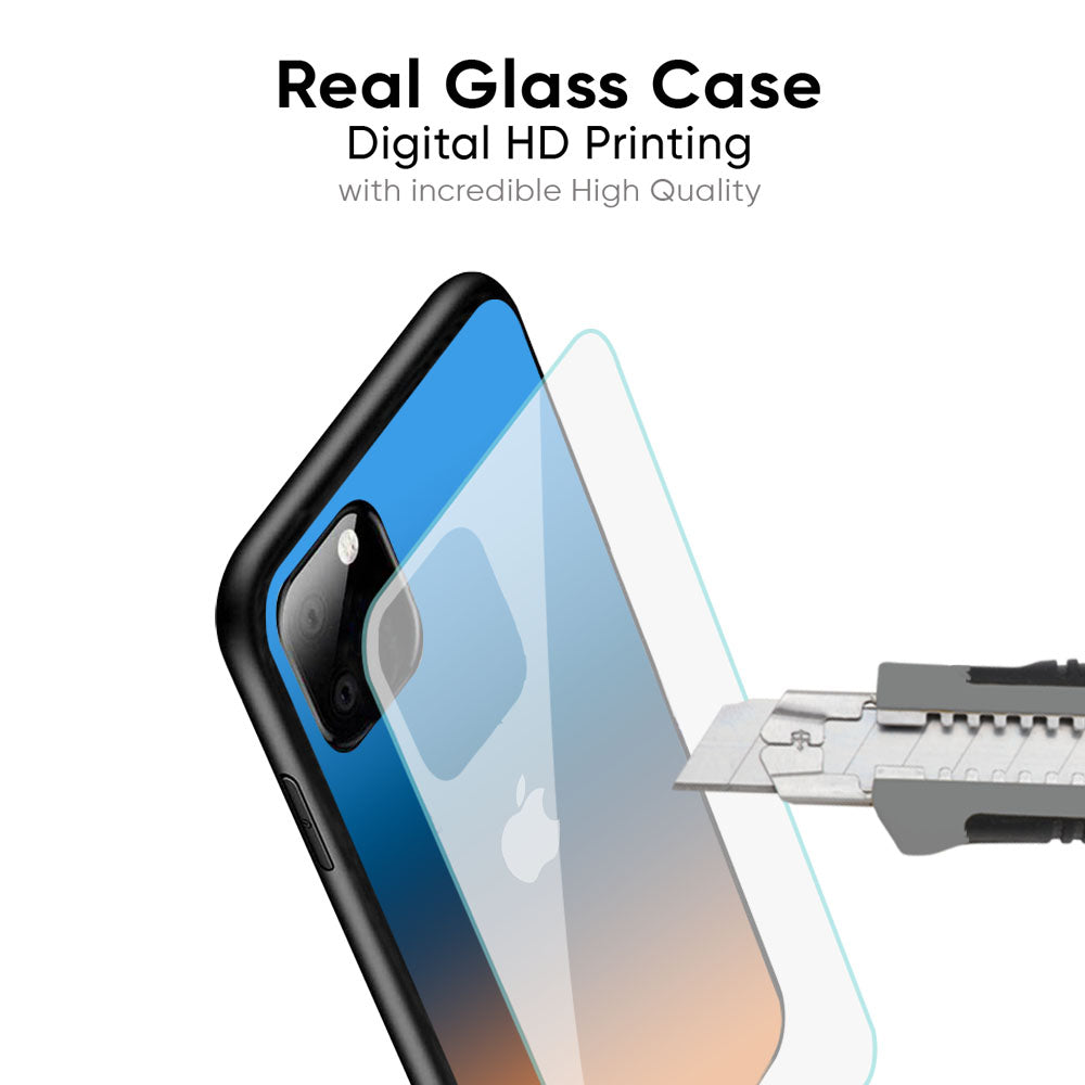Sunset Of Ocean Glass Case for iPhone XS Max
