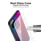 Magical Color Shade Glass Case for iPhone X
