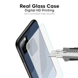 Navy Blue Ombre Glass Case for OPPO F21 Pro