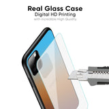 Rich Brown Glass Case for Oppo A74