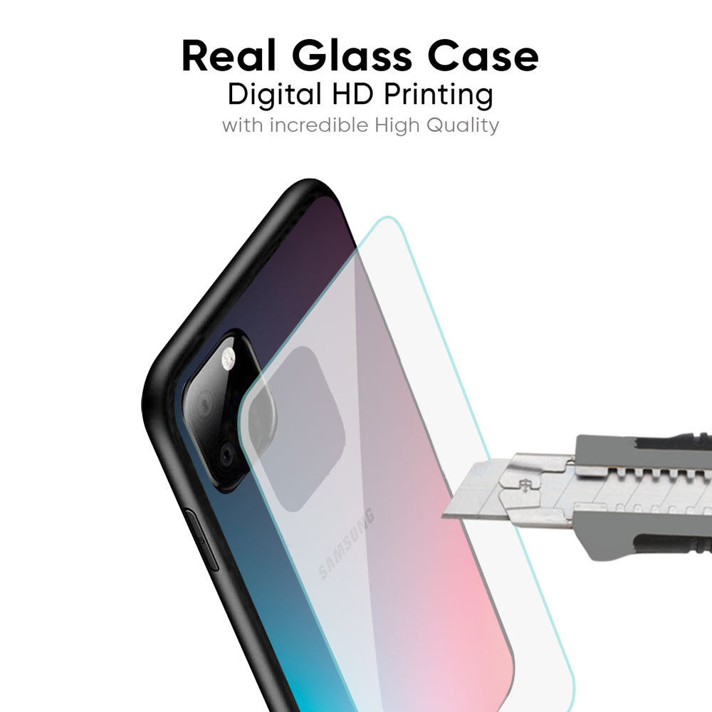 Rainbow Laser Samsung Galaxy S24 Ultra 5G Glass Back Cover - Flat