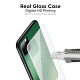 Green Grunge Texture Glass Case for Vivo V23 5G