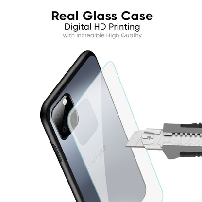 Space Grey Gradient Glass Case for Vivo X50 Pro