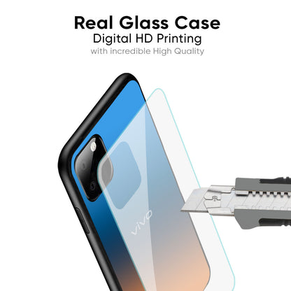 Sunset Of Ocean Glass Case for Vivo X50 Pro