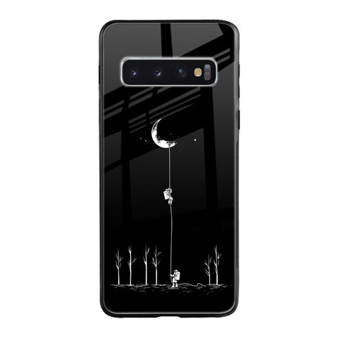 Catch the Moon Samsung Galaxy S10 Glass Back Cover Online