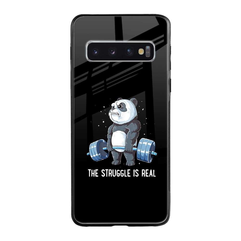 Real Struggle Samsung Galaxy S10 Glass Back Cover Online