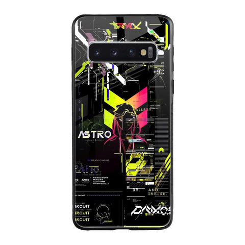 Astro Glitch Samsung Galaxy S10 Glass Back Cover Online
