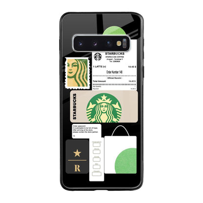Coffee Latte Samsung Galaxy S10 Glass Back Cover Online