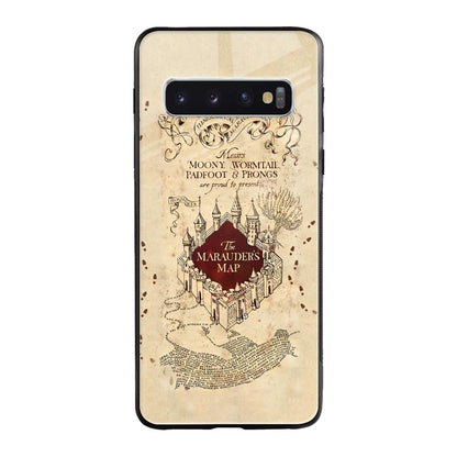 Magical Map Samsung Galaxy S10 Glass Back Cover Online