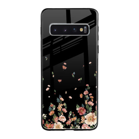 Floating Floral Print Samsung Galaxy S10 Glass Cases & Covers Online