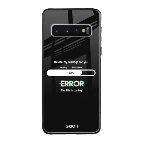 Error Samsung Galaxy S10 Glass Cases & Covers Online