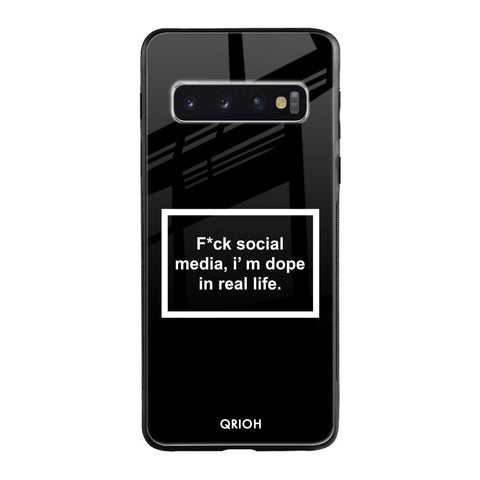 Dope In Life Samsung Galaxy S10 Glass Cases & Covers Online