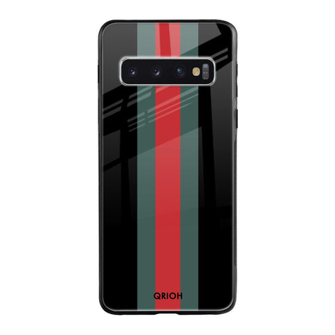 Vertical Stripes Samsung Galaxy S10 Glass Cases & Covers Online