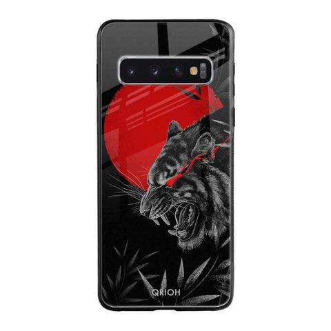 Red Moon Tiger Samsung Galaxy S10 Glass Cases & Covers Online