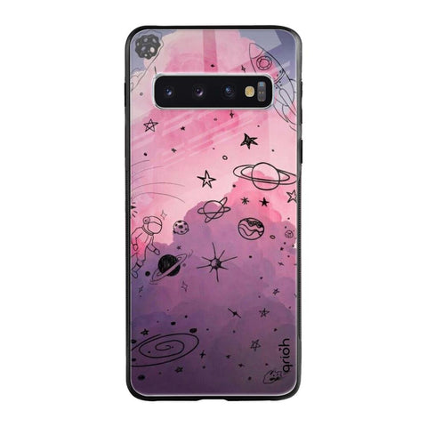 Space Doodles Samsung Galaxy S10 Glass Cases & Covers Online