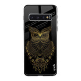 Golden Owl Samsung Galaxy S10 Glass Cases & Covers Online