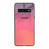 Sunset Orange Samsung Galaxy S10 Glass Cases & Covers Online