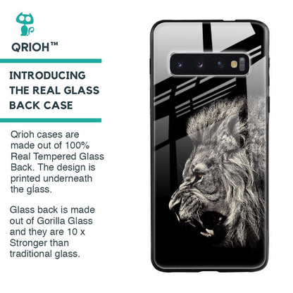 Brave Lion Glass case for Samsung Galaxy S10