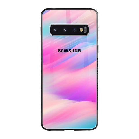 Colorful Waves Samsung Galaxy S10 Glass Cases & Covers Online