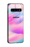 Colorful Waves Glass case for Samsung Galaxy S10