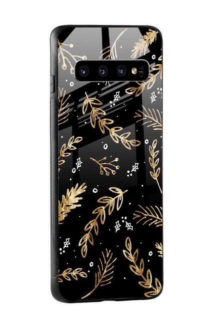 Autumn Leaves Glass case for Samsung Galaxy S10