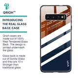 Bold Stripes Glass case for Samsung Galaxy S10