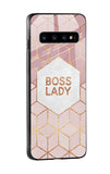 Boss Lady Glass Case for Samsung Galaxy S10
