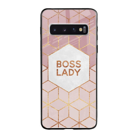 Boss Lady Samsung Galaxy S10 Glass Cases & Covers Online