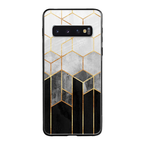 Tricolor Pattern Samsung Galaxy S10 Glass Cases & Covers Online