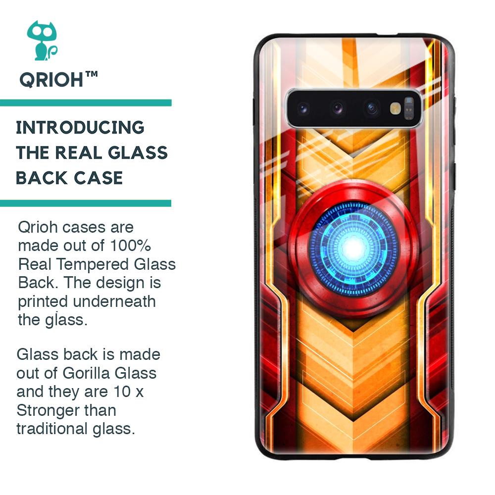 Arc Reactor Glass Case for Samsung Galaxy S10