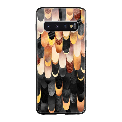 Bronze Abstract Samsung Galaxy S10 Glass Cases & Covers Online